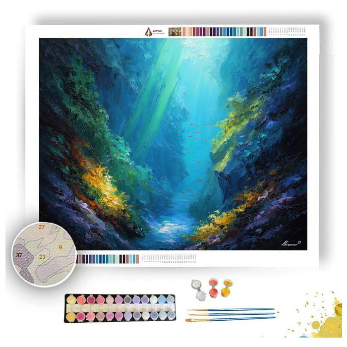 LUMEN EEL PASSAGE - Paint by Numbers Full Kit