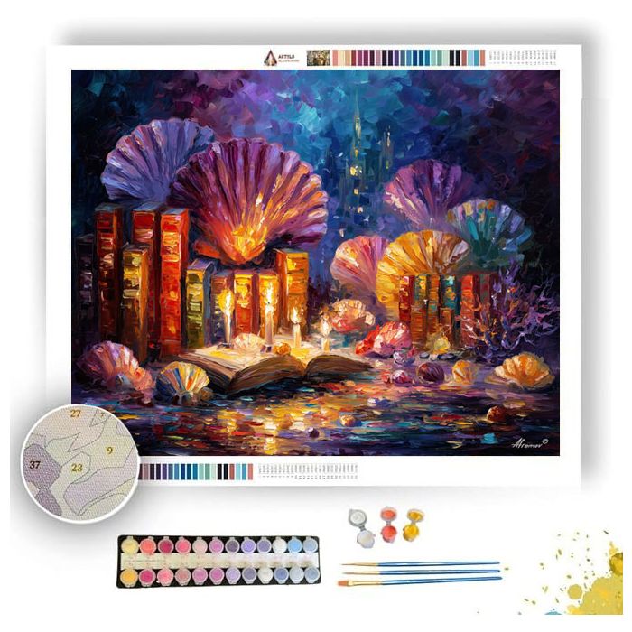 SHELLBOUND LIBRARY - Paint by Numbers Full Kit