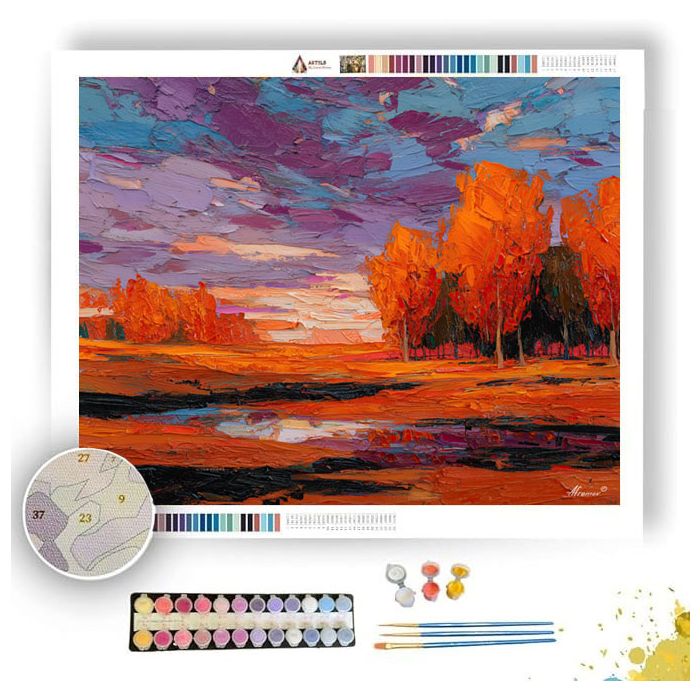 LOOSE WARM SURFACE - Paint by Numbers Full Kit