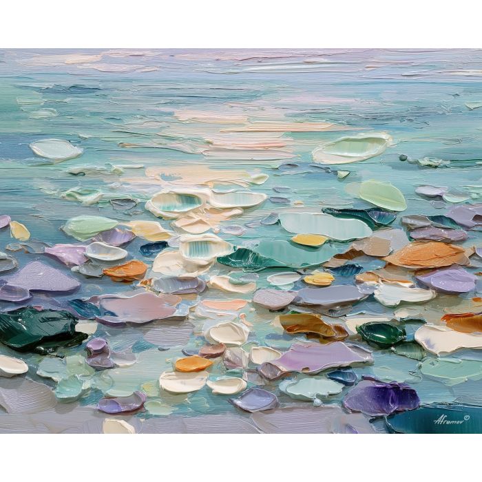 pale, quiet, surface, palette knife, oil painting, impasto, thick pigment, layered surface, scraped paint, textured strokes, expressive surface, material depth, hand painted, visual balance, atmospheric, color interaction, paint ridges, manual technique