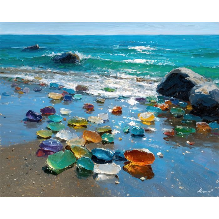 quiet, shape, palette knife, oil painting, impasto, thick pigment, layered surface, scraped paint, textured strokes, expressive surface, material depth, hand painted, visual balance, atmospheric, color interaction, paint ridges, manual technique