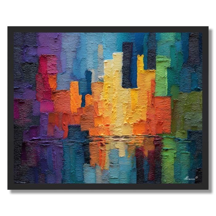 LAYERED TEXTURE - FRAMED