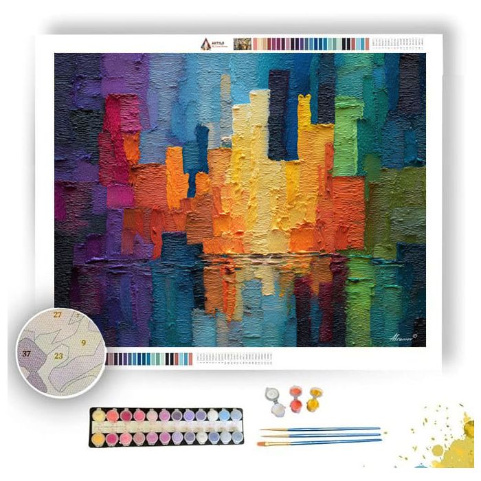 LAYERED TEXTURE - Paint by Numbers Full Kit