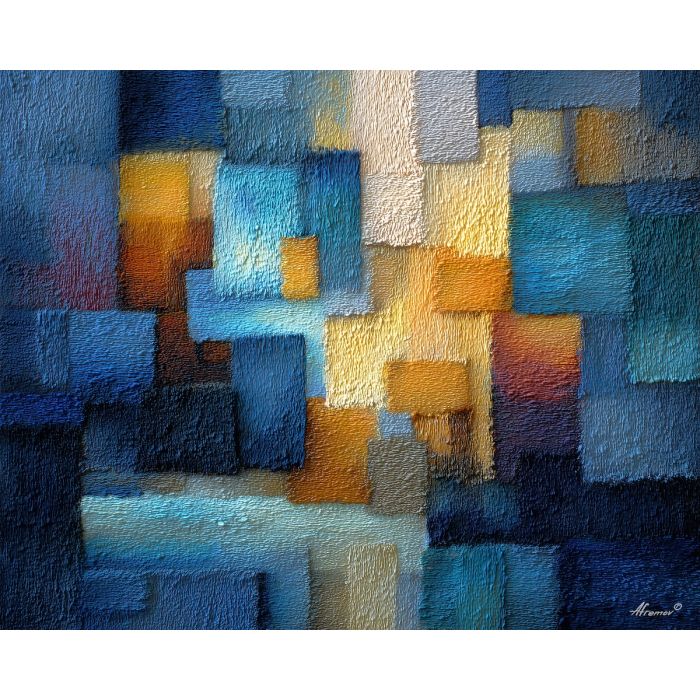 knotted, quiet, weave, palette knife, oil painting, impasto, thick pigment, layered surface, scraped paint, textured strokes, expressive surface, material depth, hand painted, visual balance, atmospheric, color interaction, paint ridges, manual technique