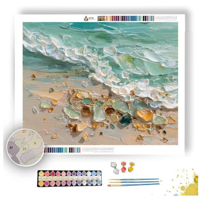 PALE CLEAR FIND - Paint by Numbers Full Kit