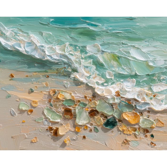 pale, clear, find, palette knife, oil painting, impasto, thick pigment, layered surface, scraped paint, textured strokes, expressive surface, material depth, hand painted, visual balance, atmospheric, color interaction, paint ridges, manual technique