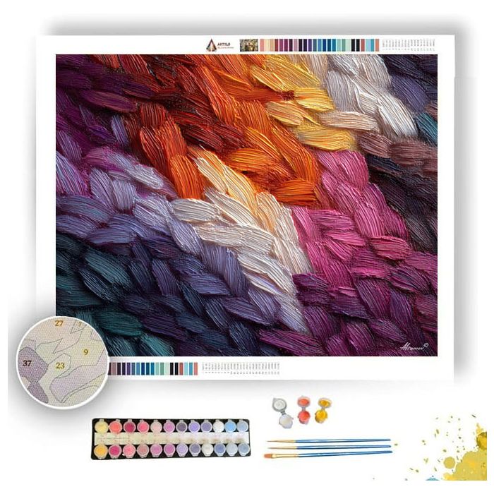 TACTILE INTERLACED TEXTURE - Paint by Numbers Full Kit