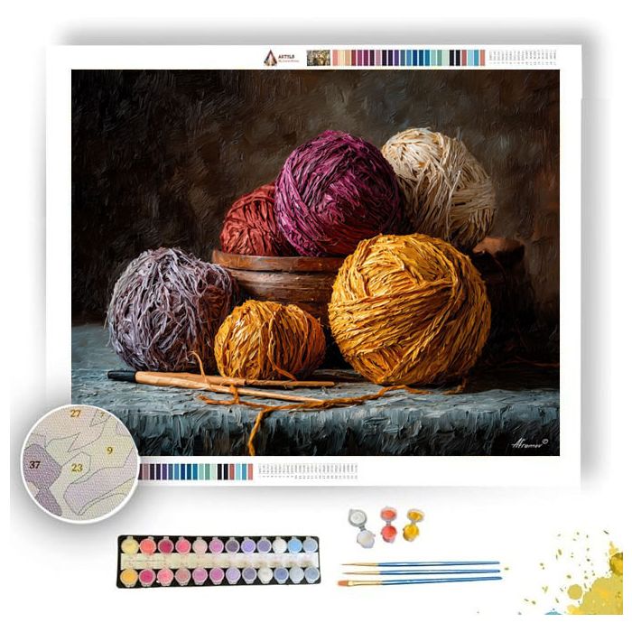QUIET THREADED BUNDLE - Paint by Numbers Full Kit