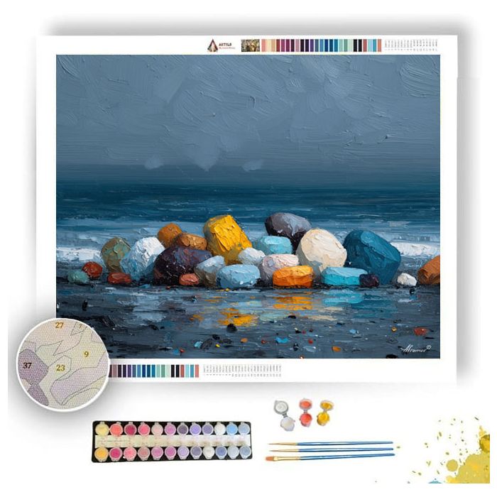 ROUNDED FRAGMENT - Paint by Numbers Full Kit