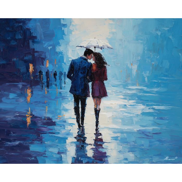 open, close, bond, palette knife, oil painting, impasto, thick pigment, layered surface, scraped paint, textured strokes, expressive surface, material depth, hand painted, visual balance, atmospheric, color interaction, paint ridges, manual technique