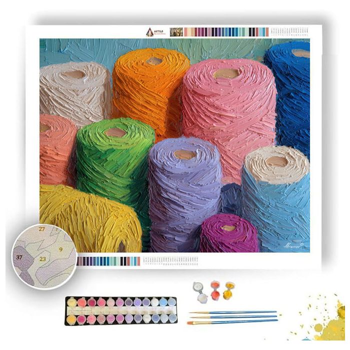 GENTLE INTERLACED BUNDLE - Paint by Numbers Full Kit