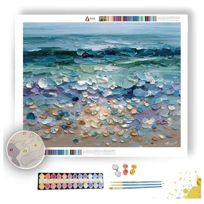 WASHED FADED COLOR - Paint by Numbers Full Kit