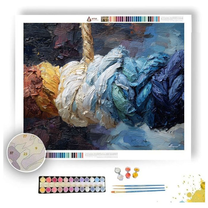THREADED BUNDLE - Paint by Numbers Full Kit