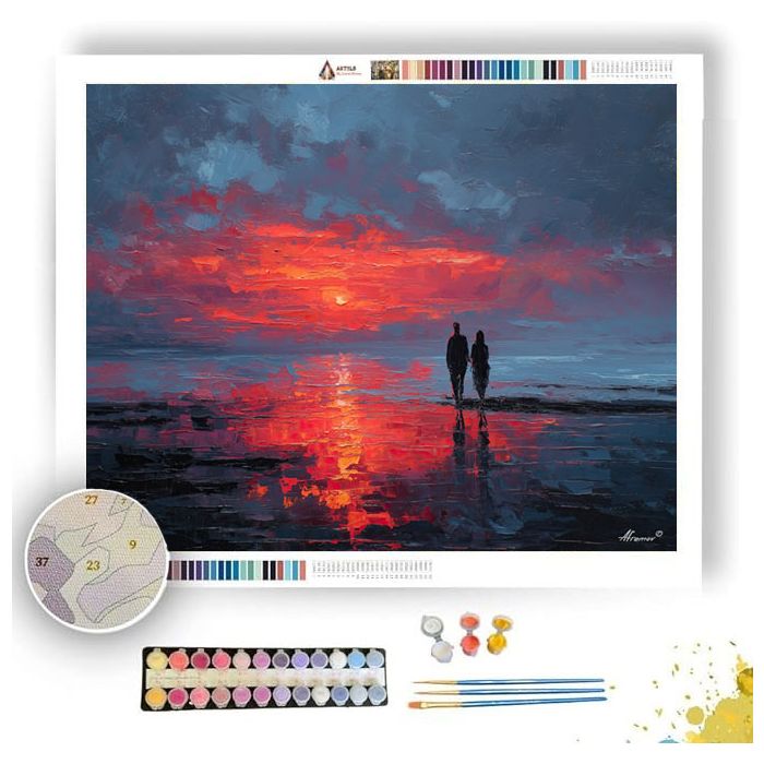 HELD GENTLE SILENCE - Paint by Numbers Full Kit