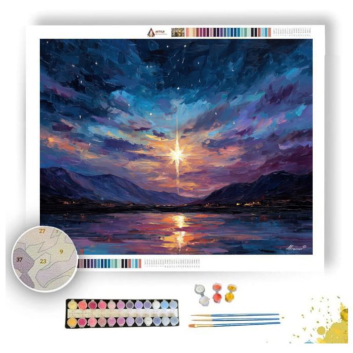 SINGLE STAR CHARM - Paint by Numbers Full Kit