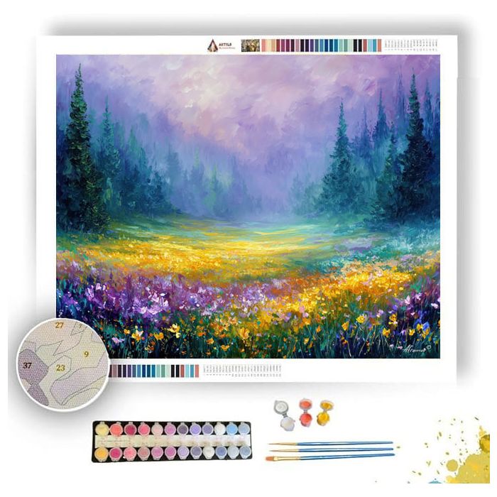 MISTBOUND FIELD - Paint by Numbers Full Kit