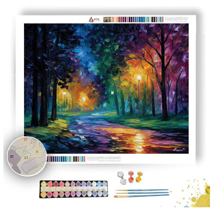 SOLAR UMBRAL FIELDS - Paint by Numbers Full Kit