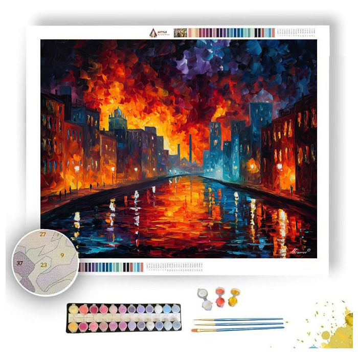 LAVAFLOW CROSSROADS - Paint by Numbers Full Kit