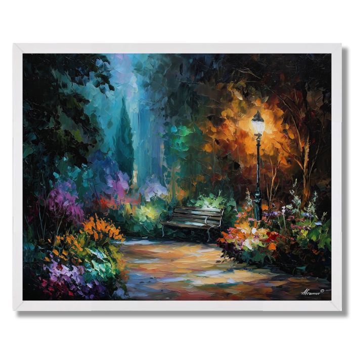 SILENT GLOW GARDEN - FRAMED