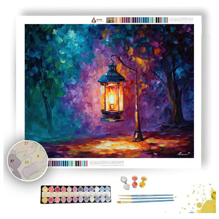 SOFT LANTERN GLOW - Paint by Numbers Full Kit