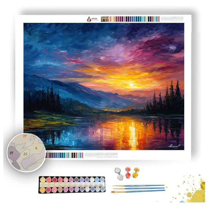 DAWN AND DUSK - Paint by Numbers Full Kit