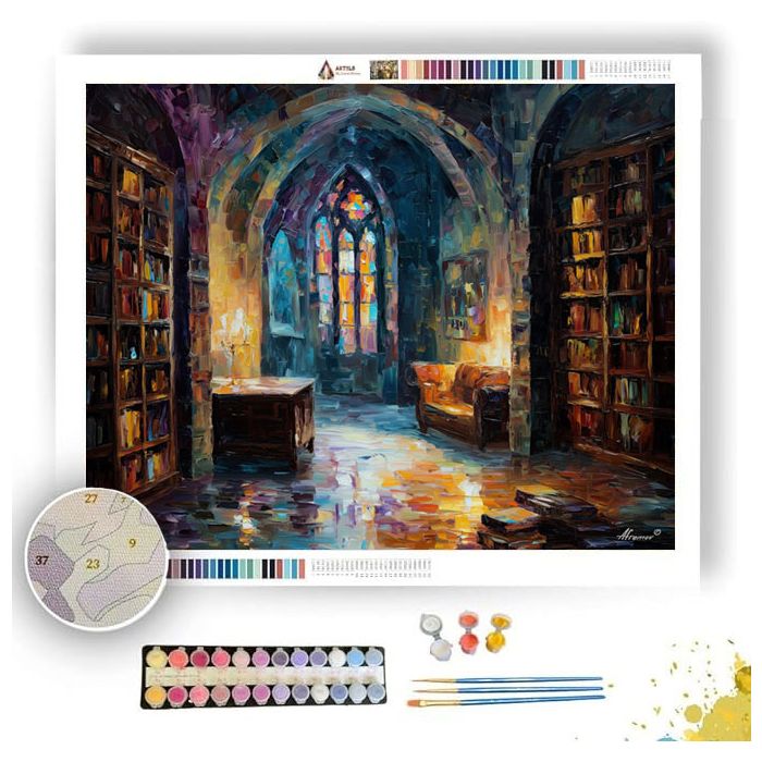 EMPTY ARCANE ROOM - Paint by Numbers Full Kit