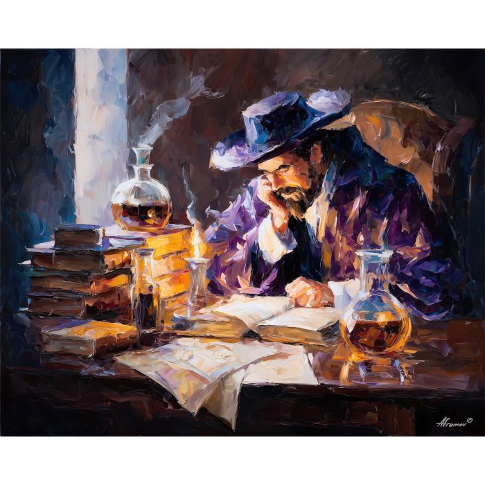 dark runes,shadow scholar,oil painting,afremov style