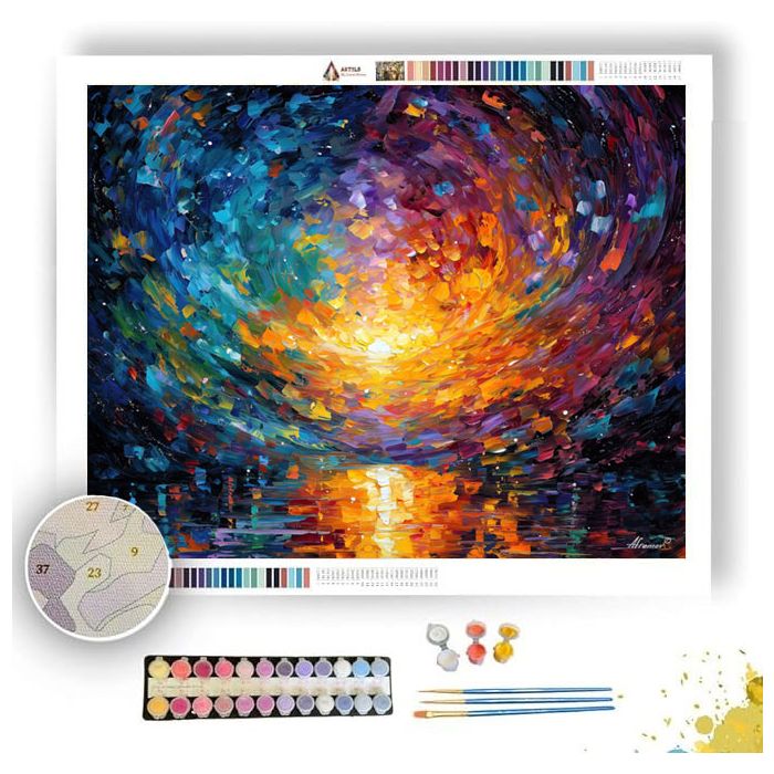 TWIN VEIL CIRCLE - Paint by Numbers Full Kit