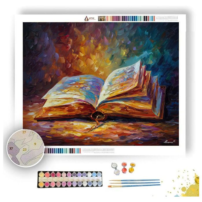 QUIET SPELLBOOK - Paint by Numbers Full Kit