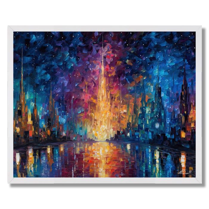 AETHER SPIRE CITY - FRAMED