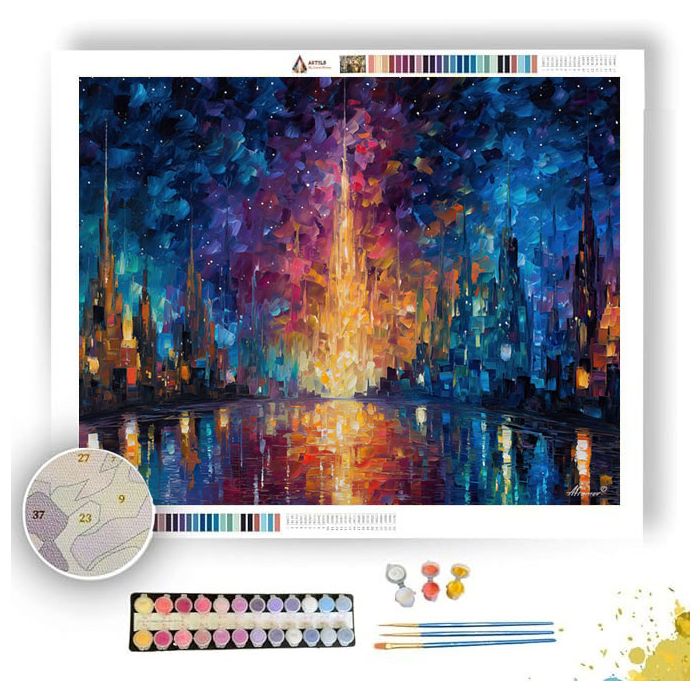 AETHER SPIRE CITY - Paint by Numbers Full Kit