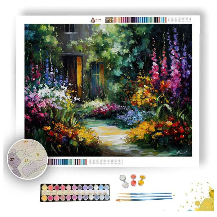 SILENT CHARM GARDEN - Paint by Numbers Full Kit
