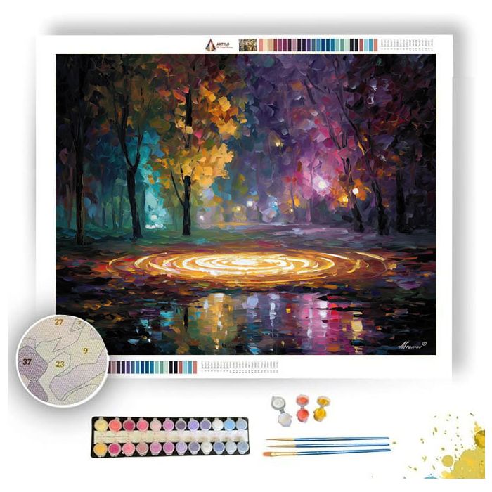 PALE SPELL CIRCLE - Paint by Numbers Full Kit