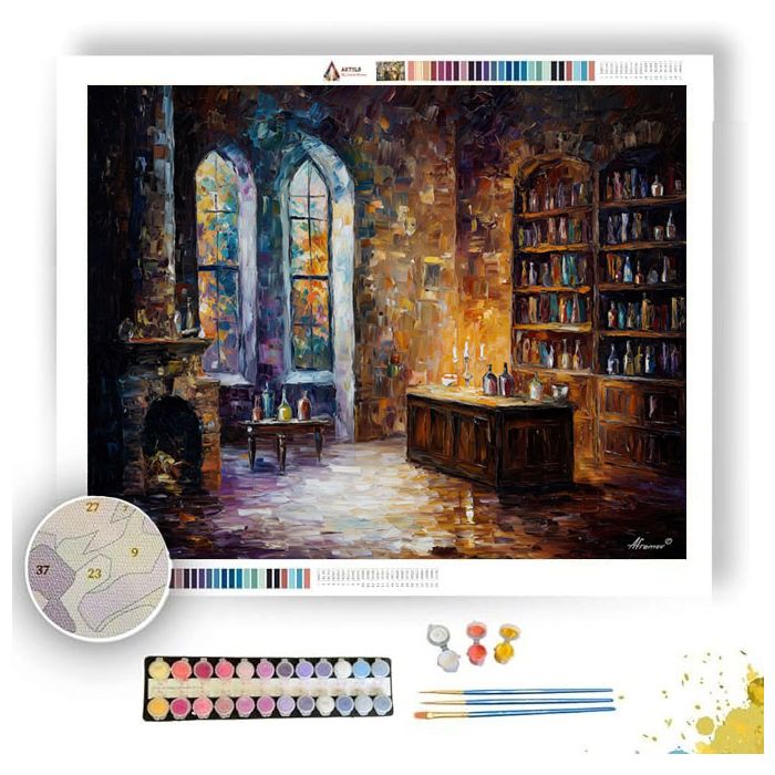 DUSTY ARCANE ROOM - Paint by Numbers Full Kit