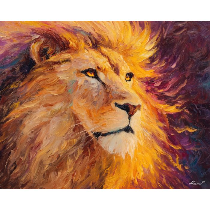 light guardian,fantasy sentinel,oil painting,afremov style