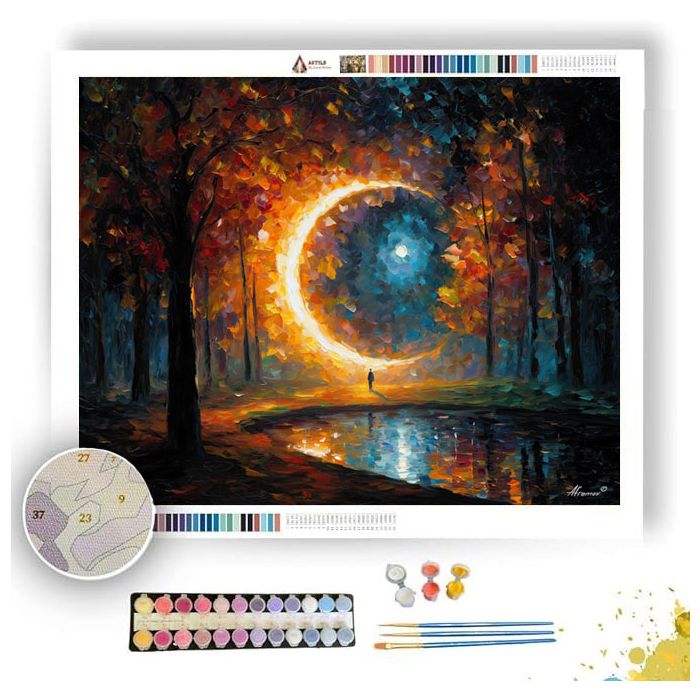 HALFMOON CIRCLE - Paint by Numbers Full Kit