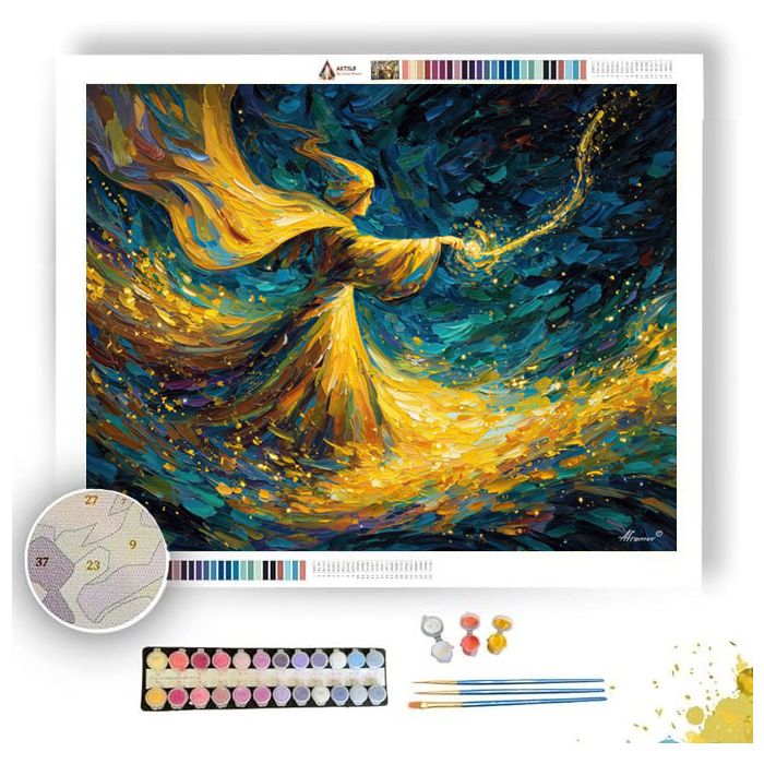 GOLDEN SPELLWEAVER - Paint by Numbers Full Kit