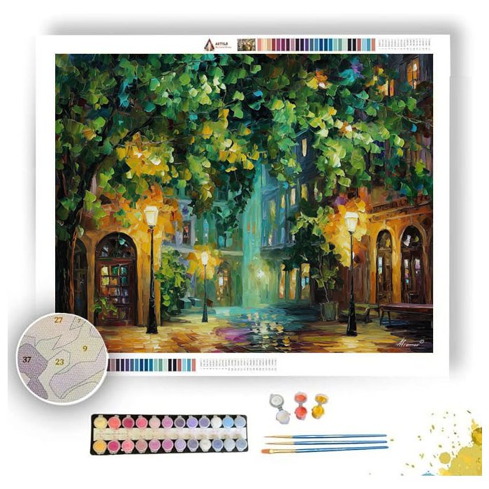 VERDANT HEART CITY - Paint by Numbers Full Kit