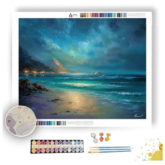 CALM RUNE SHORE - Paint by Numbers Full Kit