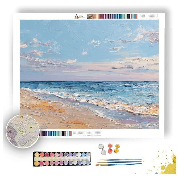 PALE WARM LINE - Paint by Numbers Full Kit