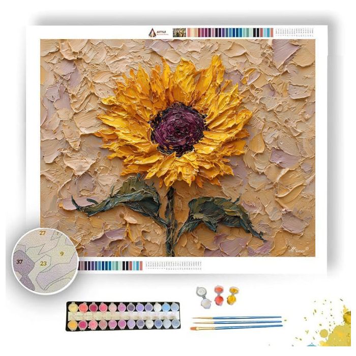 ROOTED RADIANT PRESENCE - Paint by Numbers Full Kit