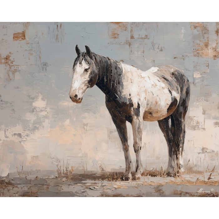 dusty, pause, palette knife, oil painting, impasto, thick pigment, layered surface, scraped paint, textured strokes, expressive surface, material depth, hand painted, visual balance, atmospheric, color interaction, paint ridges, manual technique