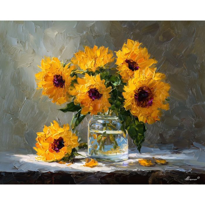 radiant, quiet, afternoon, palette knife, oil painting, impasto, thick pigment, layered surface, scraped paint, textured strokes, expressive surface, material depth, hand painted, visual balance, atmospheric, color interaction, paint ridges, manual technique