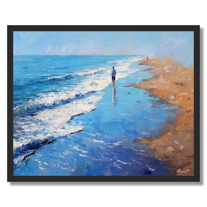 QUIET WIDE WALK - FRAMED