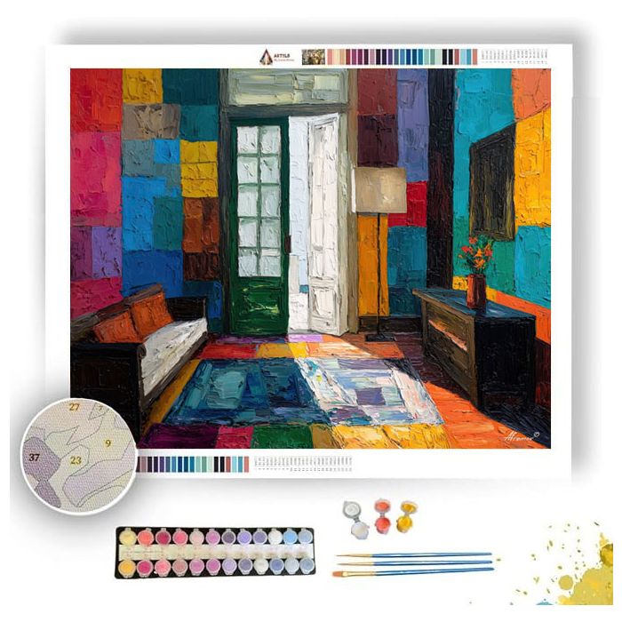 GRAPHIC OPEN PANEL - Paint by Numbers Full Kit