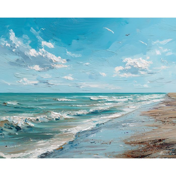 windy, quiet, light, palette knife, oil painting, impasto, thick pigment, layered surface, scraped paint, textured strokes, expressive surface, material depth, hand painted, visual balance, atmospheric, color interaction, paint ridges, manual technique