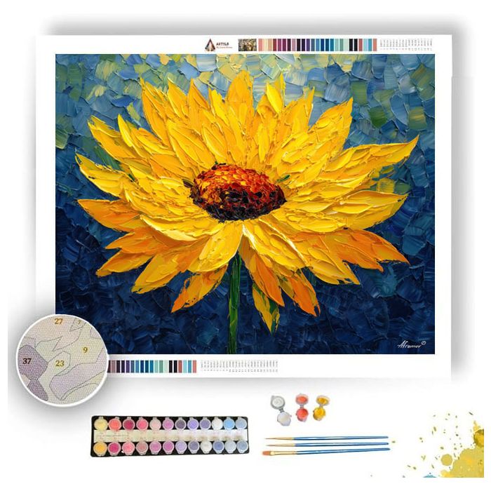 BRIGHT MORNING TURN - Paint by Numbers Full Kit