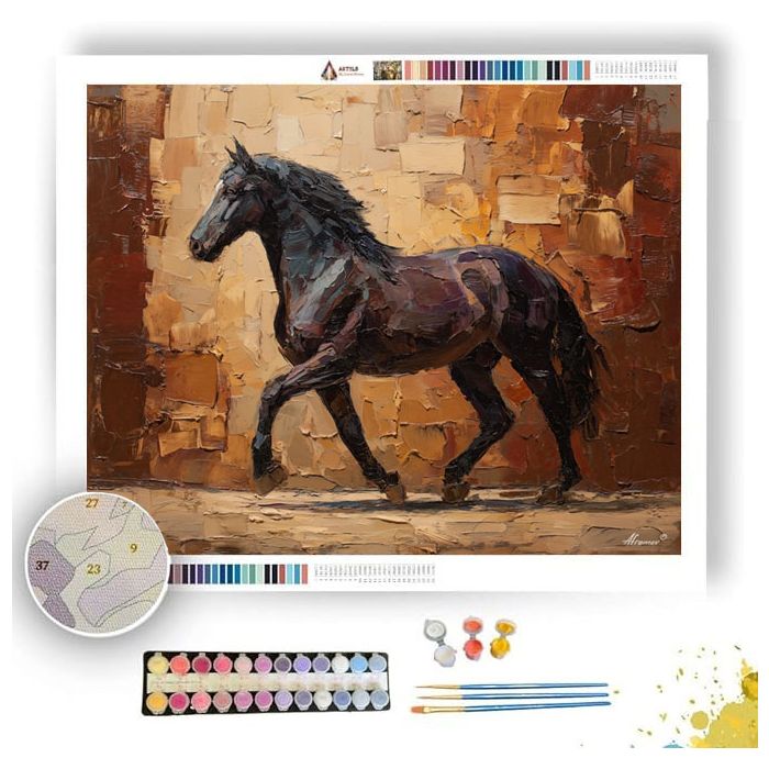 MOVING STRIDE - Paint by Numbers Full Kit
