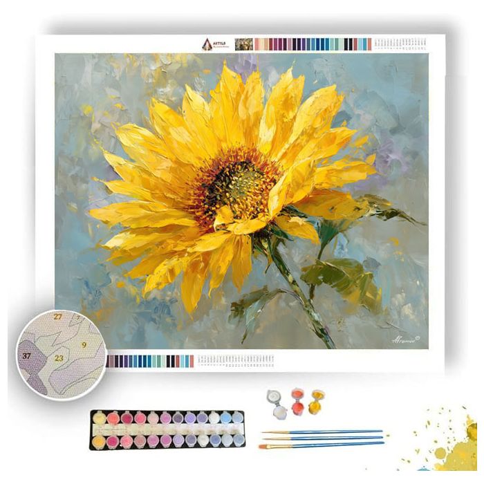 GOLDEN QUIET PRESENCE - Paint by Numbers Full Kit