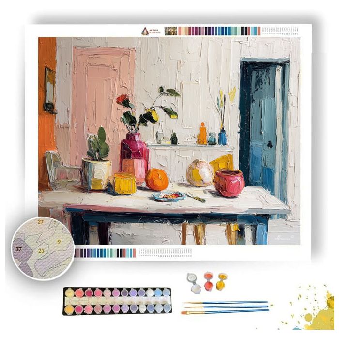 PLAYFUL INTERIOR - Paint by Numbers Full Kit